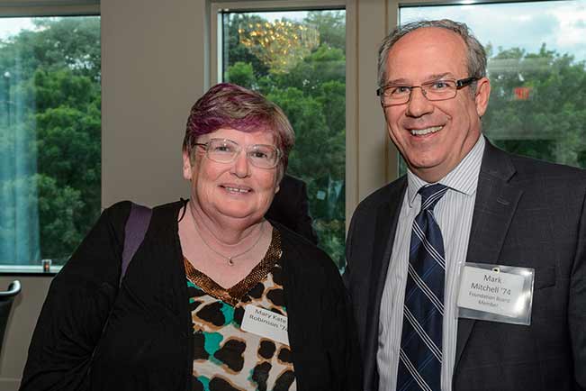 Mary Kate Robinson at a Foundation reception