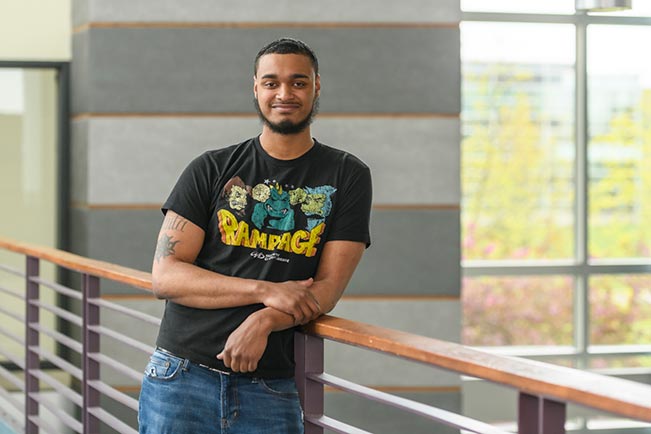 Rasul Ali learned some life lessons the hard way but now, nearly six years after starting the Engineering Science program, his perseverance is on display. A graduate of Green Tech High School in Albany, Rasul started his higher education at the College of Saint Rose back in 2012, but he admits that he simply wasn't prepared to make that leap from high school to college. After a single semester, he was out of school and working a two jobs to make ends meet and pay off his college debt. \u201CI got kind of overwhelmed by being in school full-time and working almost full-time and I fell flat. I wasn't managing my time so I dropped out and just kept working,\u201D he said. After a few years out in the working world, Rasul knew he could accomplish more. Gradually, he started taking a few classes at Hudson Valley through the Office of Continuing Education. \u201CI enrolled in one course and then the next semester I enrolled in another and then I just kept going,\u201D he said. \u201CBy the second or third semester, I knew I wanted to study Engineering Science so that was my focus, but I still had a lot of things in my way.\u201D With the Spring 2019 semester looming, Rasul realized that if he went back full-time and took four courses, he could finish his degree and make plans to transfer. That\u2019s just what he'll be doing, five and a half years after he started at Hudson Valley. One person who will watch with pride as Rasul crosses the stage at commencement is his mom. \u201CShe always saw my potential. She was one of those parents who even if you got a 90, she was saying \u2018how come this wasn't a 95?\u2019 so yeah she'll be there. She held the bar high for me.\u201D Rasul has some scholarship opportunities and is weighing his financial aid options as he looks to continue his education but he said he looks back with real pride to his accomplishments at Hudson Valley. \u201CI remember back just trying to get through Calc I and thinking \u2018how am I ever going to do this?, but it\u2019s happening. I look at this as a check point. I just want to keep going.\u201D