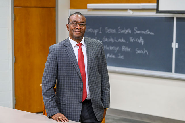Craig S. in the classroom