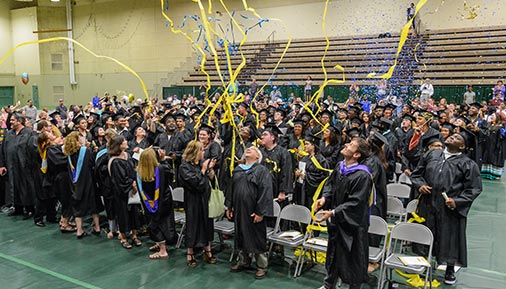 EOC students at commencement