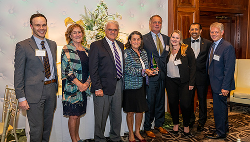 Representatives from the McCarthy Charities, Hudson Valley Community College and the Hudson Valley Community College Foundation at the annual Leadership Donor Reception