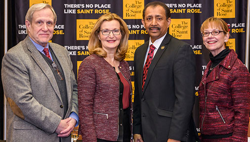 St. Rose and Hudson Valley Community College administrators
