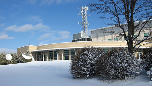 Exterior of Bulmer Telecommunications Center in winder