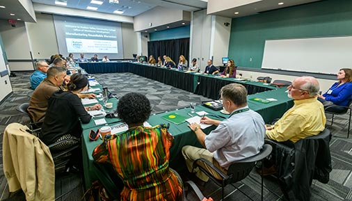 Manufacturing roundtable event participants