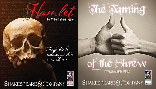 Hamlet and The Taming of the Shrew play covers