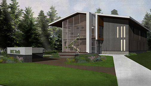 Rendering of HVCC North Exterior