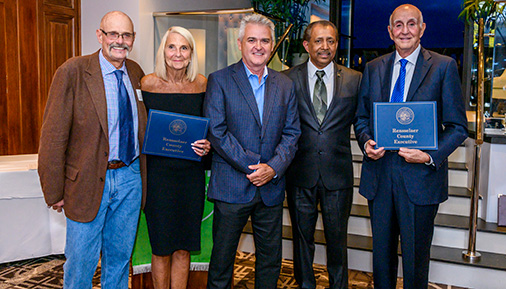 Outstanding Philanthropist Award Recipients and guests