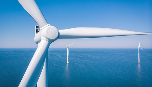 offshore wind mill turbines