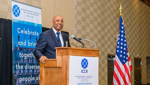 President Ramsammy at ICCR Achievement Awards Luncheon