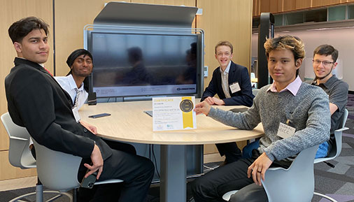 Students at the regional NYS Business Plan competition