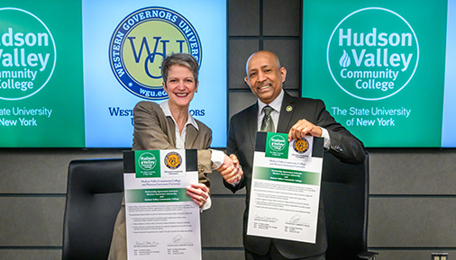 WGU and HVCC presidents sign agreement