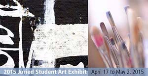 Juried Student Art Exhibit Postcard