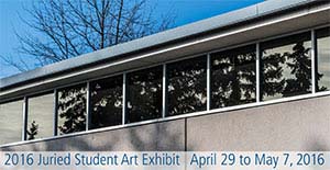 Juried Student Art Exhibit Postcard