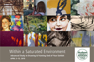 Advanced Study in Drawing & Painting End of Year Exhibit postcard cover