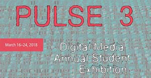 2018 Digital Media Student Art Exhibit Postcard